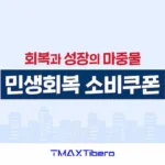 티베로 민생회복소비쿠폰 시스템 적용
