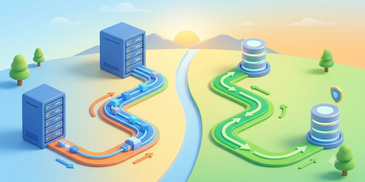 storage replication vs db replication