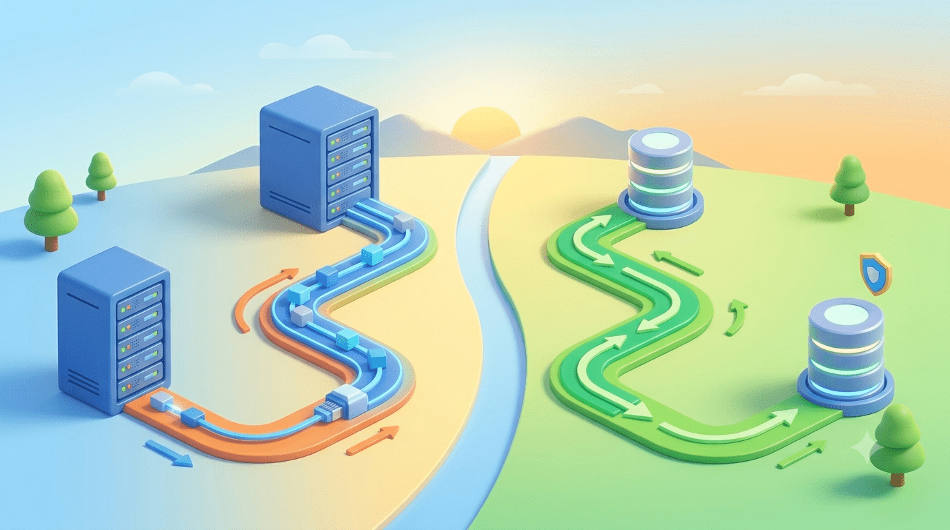 storage replication vs db replication
